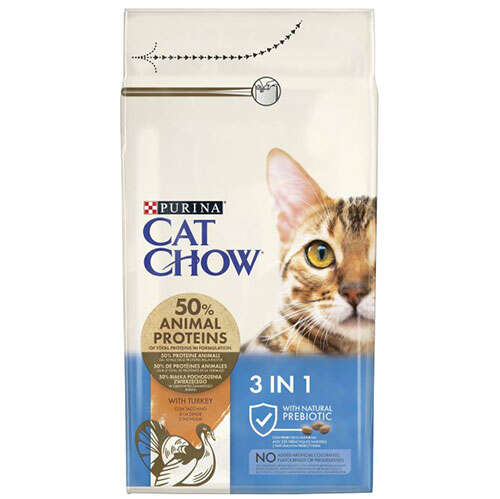 Purina Cat Chow 3in1 Hindi Etli Yetişkin Kedi Kuru Maması 15 Kg