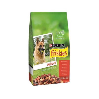 Friskies Active Etli 10 kg Yetişkin Köpek Maması