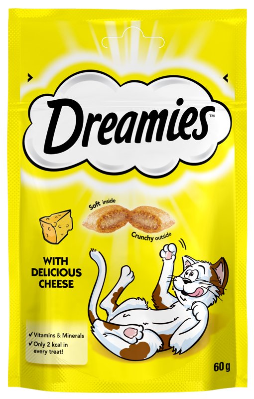 Dreamies İçi Dolgulu Peynirli Kıtır Kedi Ödülü 60 Gr