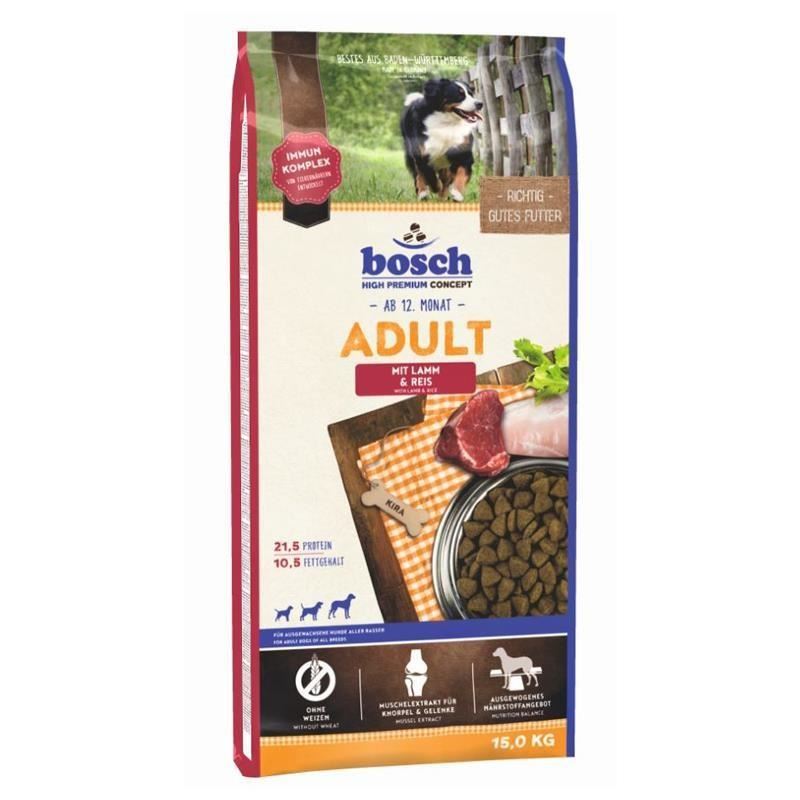 Bosch Adult Lamb & Rice Tahılsız Kuzu Etli Köpek Maması 15 Kg