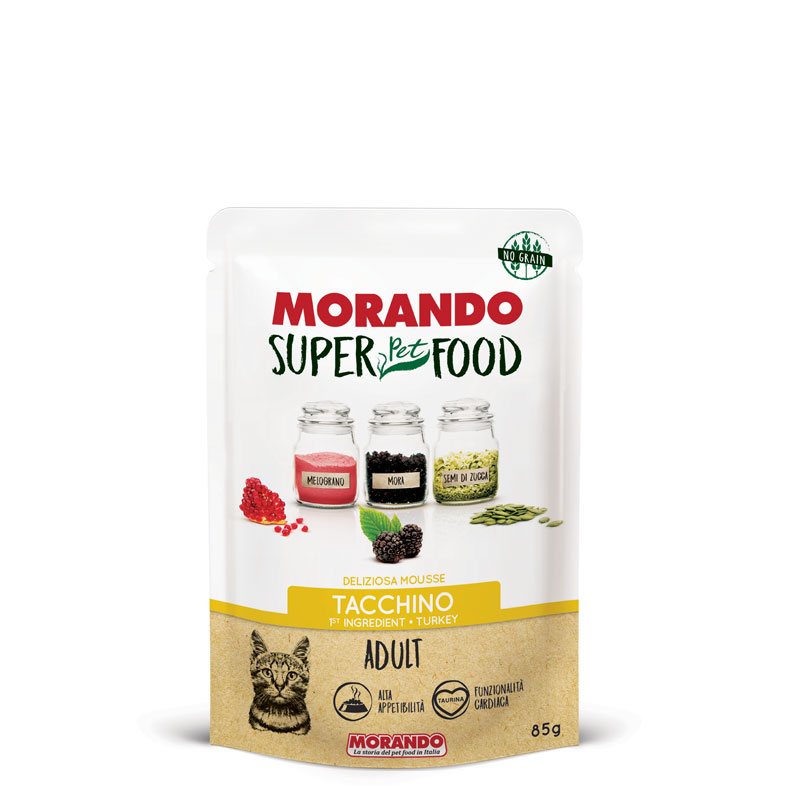 MORANDO SUPER PET FOOD KEDİ HİNDİLİ POUNCH 85 GR