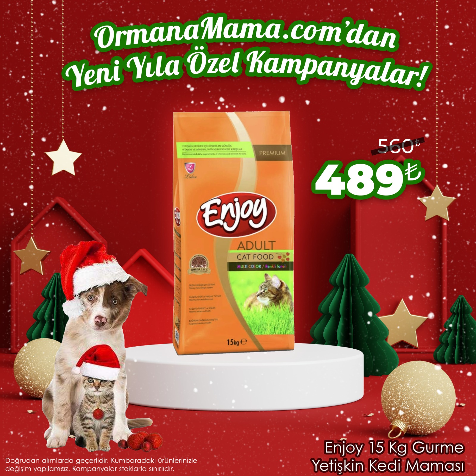 Enjoy 15 Kg Gurme Yetişkin Kedi Maması