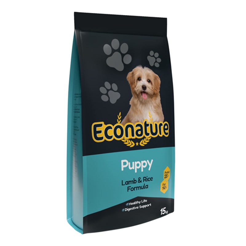 Econature Plus 15 Kg Kuzu Etli Yavru Köpek Maması