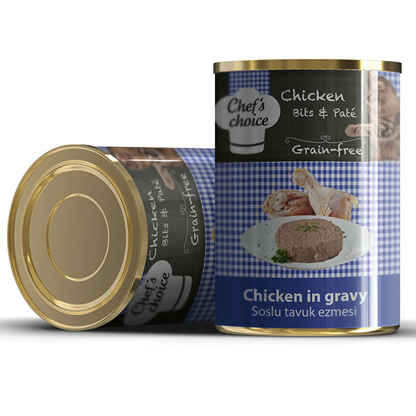 Chefs Choice Soslu Kıyılmış Kedi Konserve Çeşitleri 400 Gr
