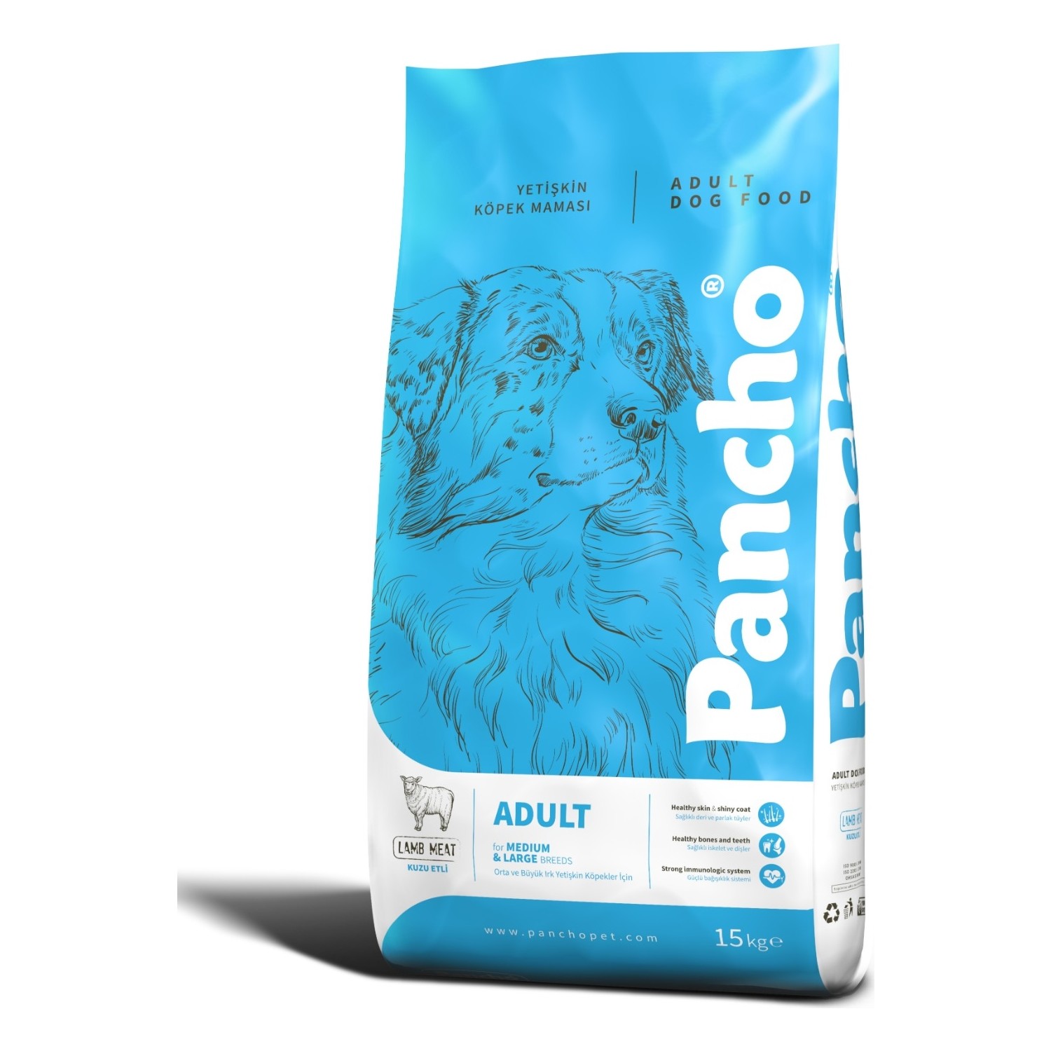 1 Kg Pancho Kuzu Etli Yetişkin Köpek Maması