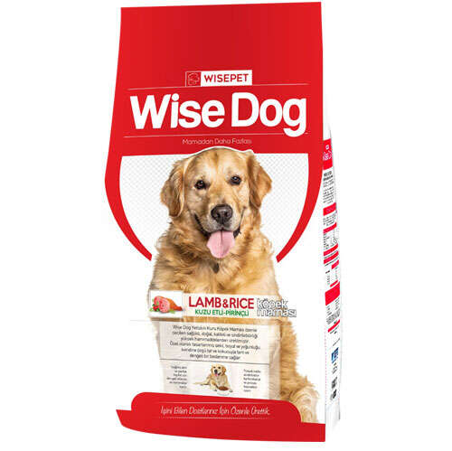 1 Kg Wise Dog Kuzu Etli Pirinçli Yetişkin Köpek Maması
