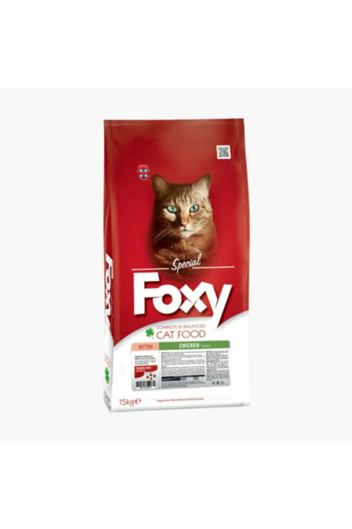 Foxy Tavuklu Yavru Kedi Maması 15 Kg