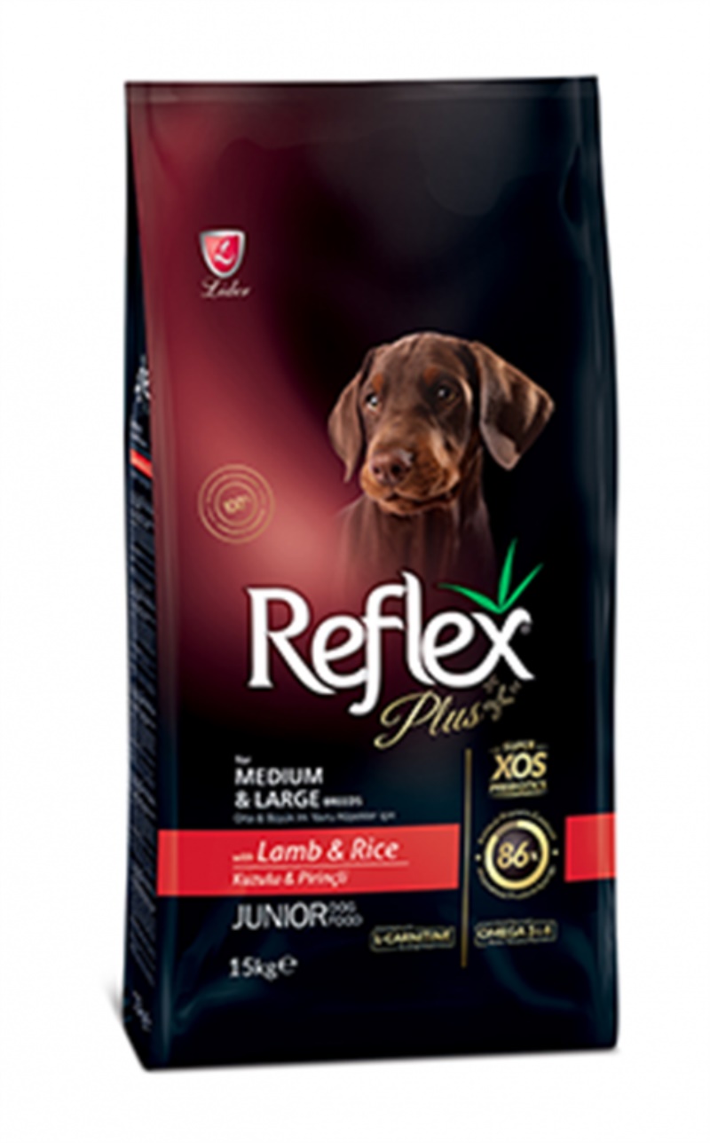 Reflex Plus 15 Kg Kuzu Etli Pirinçli Yavru Köpek Maması