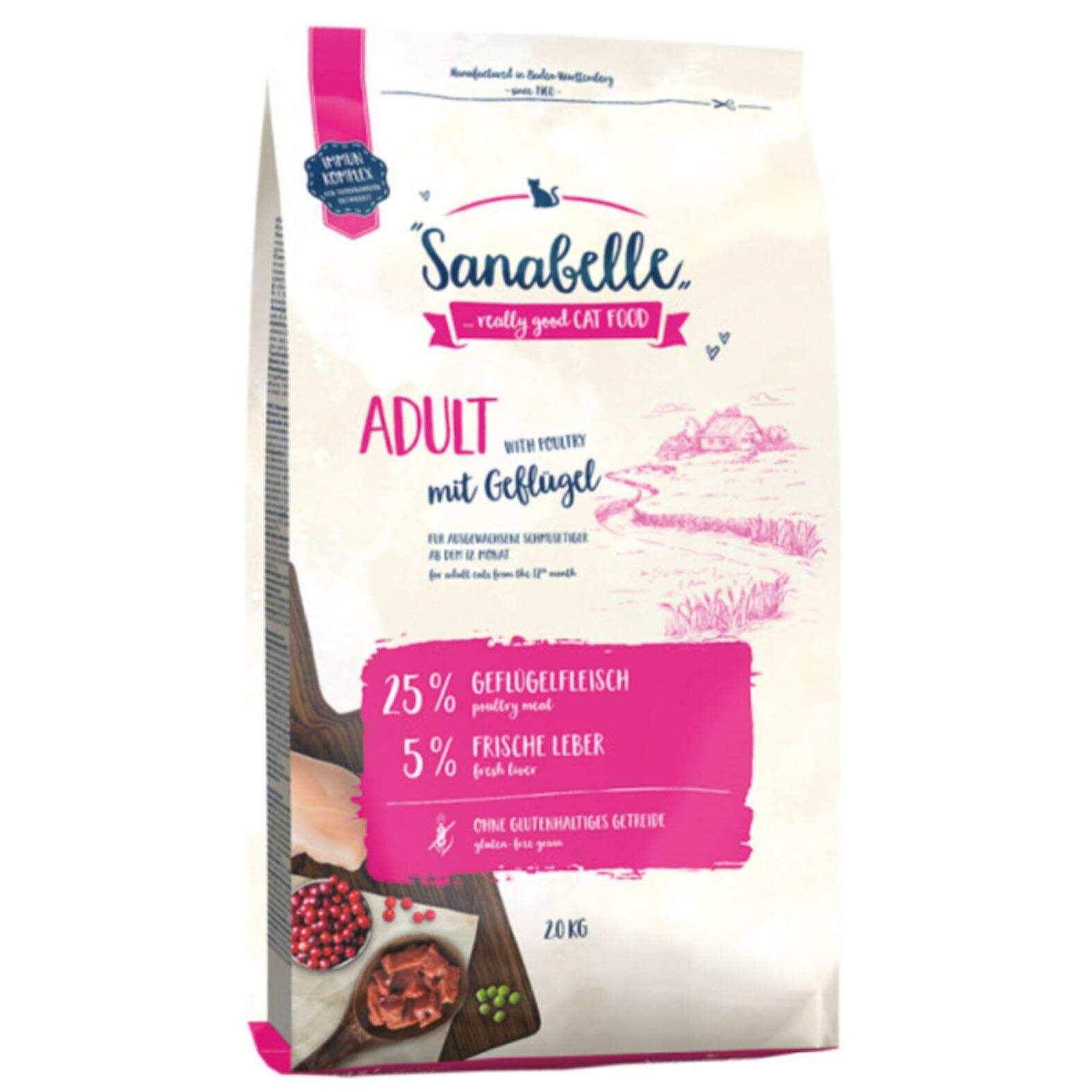Sanabelle Adult Kümes Hayvanlı Yetişkin Kedi Maması 2 Kg
