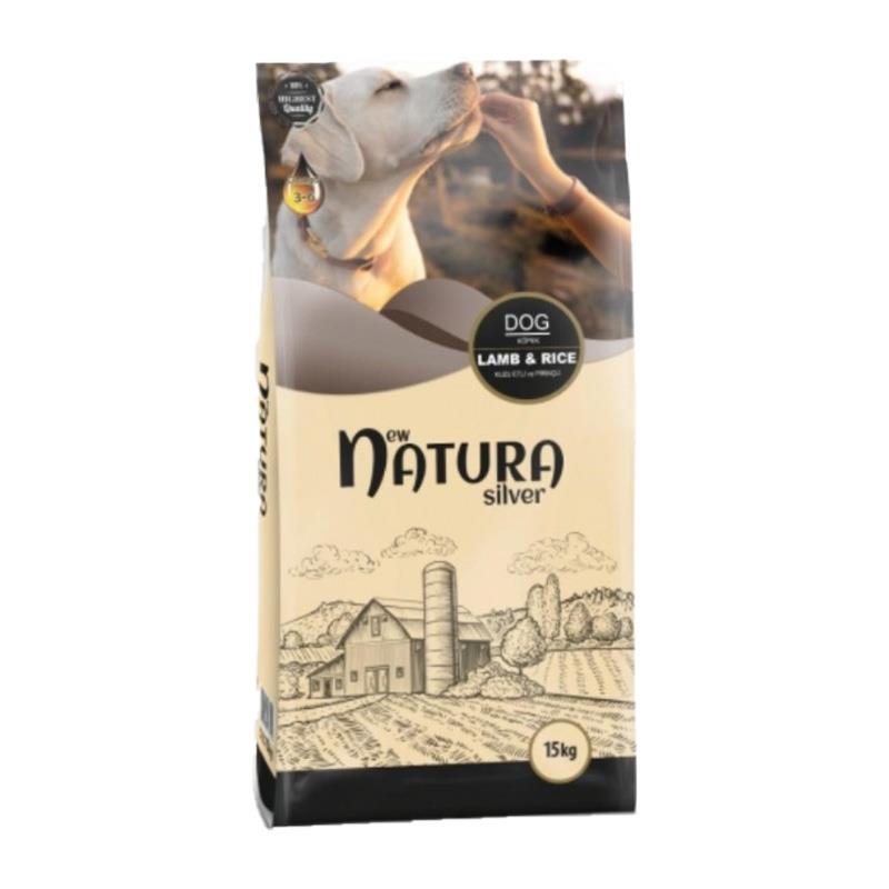 NATURA SİLVER KUZU ETLİ PİRİNÇLİ YETİŞKİN KÖPEK MAMASI