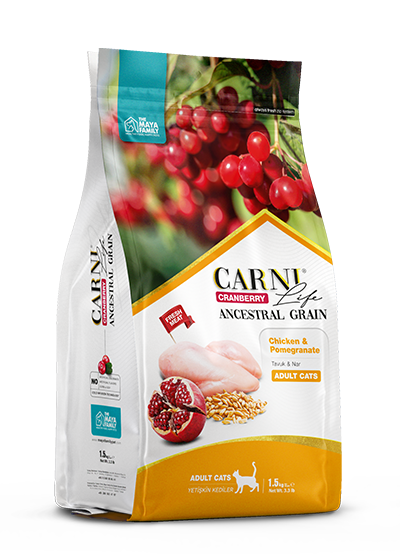 Carni Cat Adult Tavuk/Narlı Kedi Maması 1.5 KG