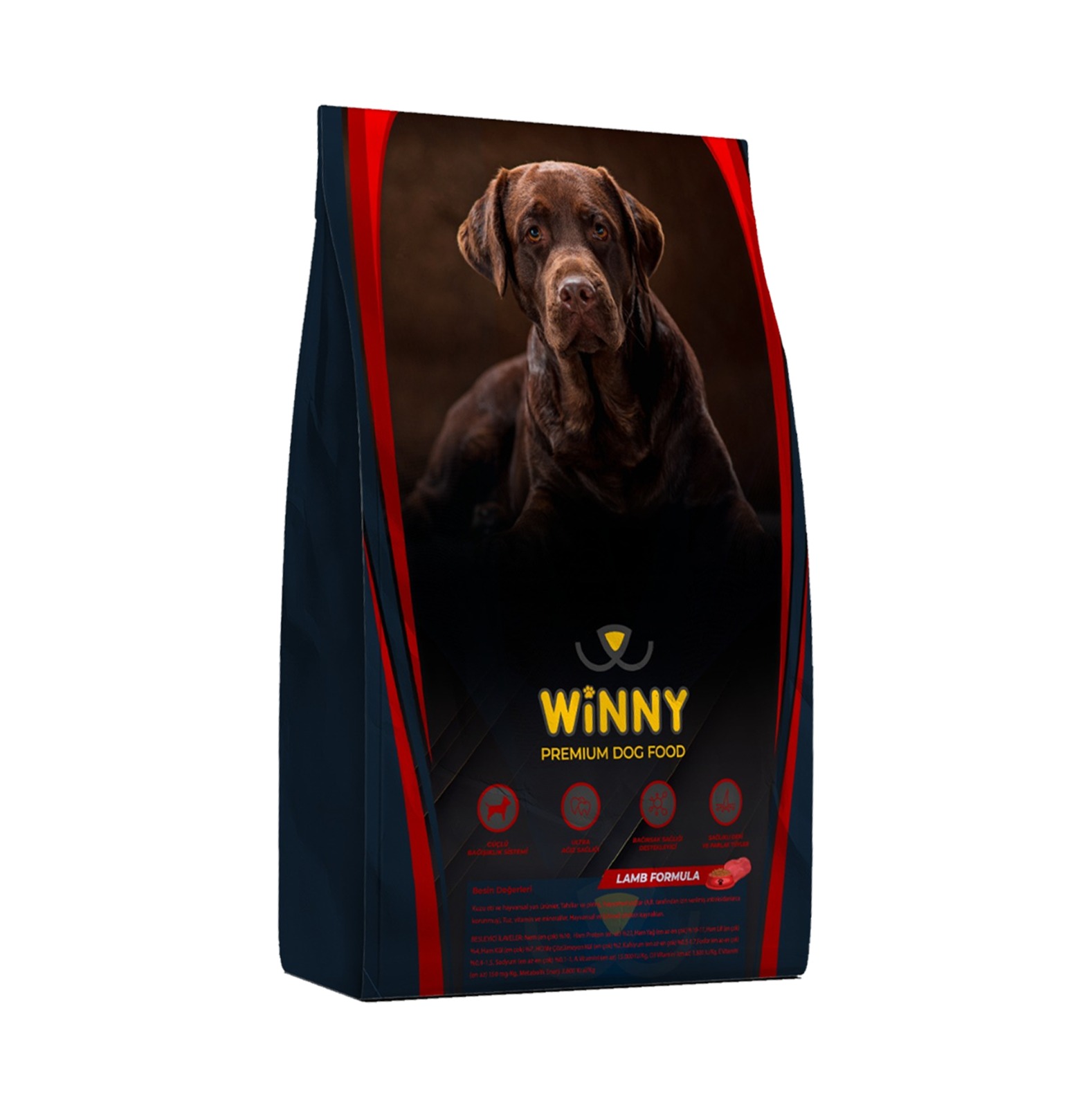 Winny Premium 15 Kg Kuzu Etli Yetişkin Köpek Maması