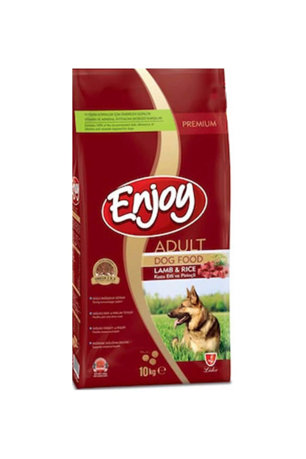 Enjoy 10 Kg Kuzu Etli Yetişkin Köpek Maması