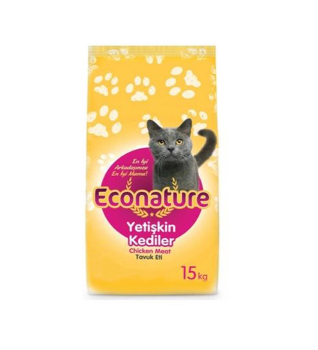 Econature Tavuklu Yetişkin Kedi Maması 15 Kg 