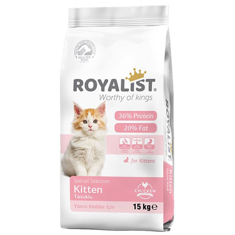 Royalist Premium Kitten Tavuklu Yavru Kedi Maması 15 Kg