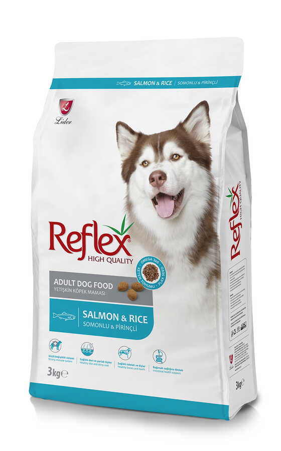Reflex 1 Kg Somonlu Pirinçli Yetişkin Köpek Maması