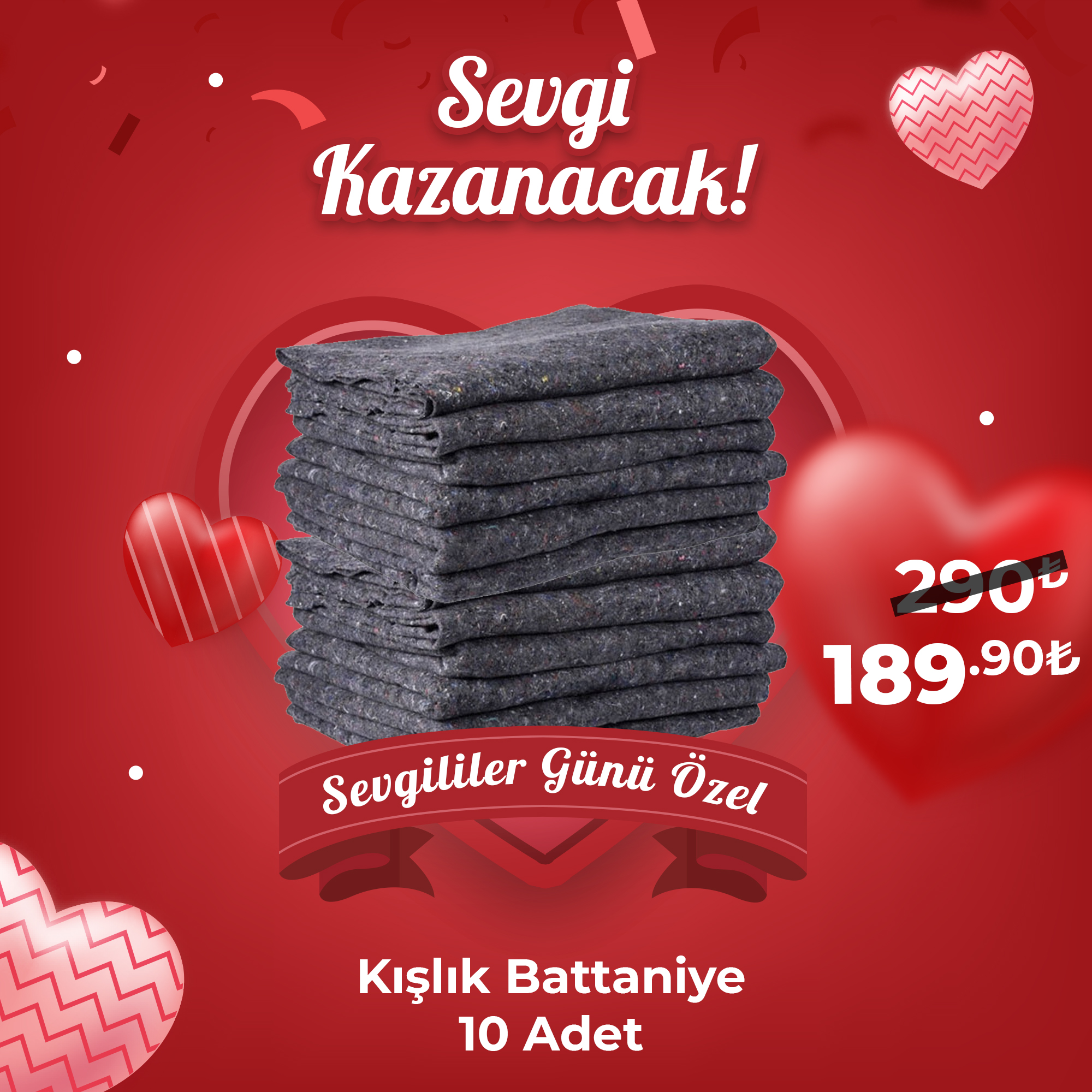 Kışlık Battaniye 10 Adet