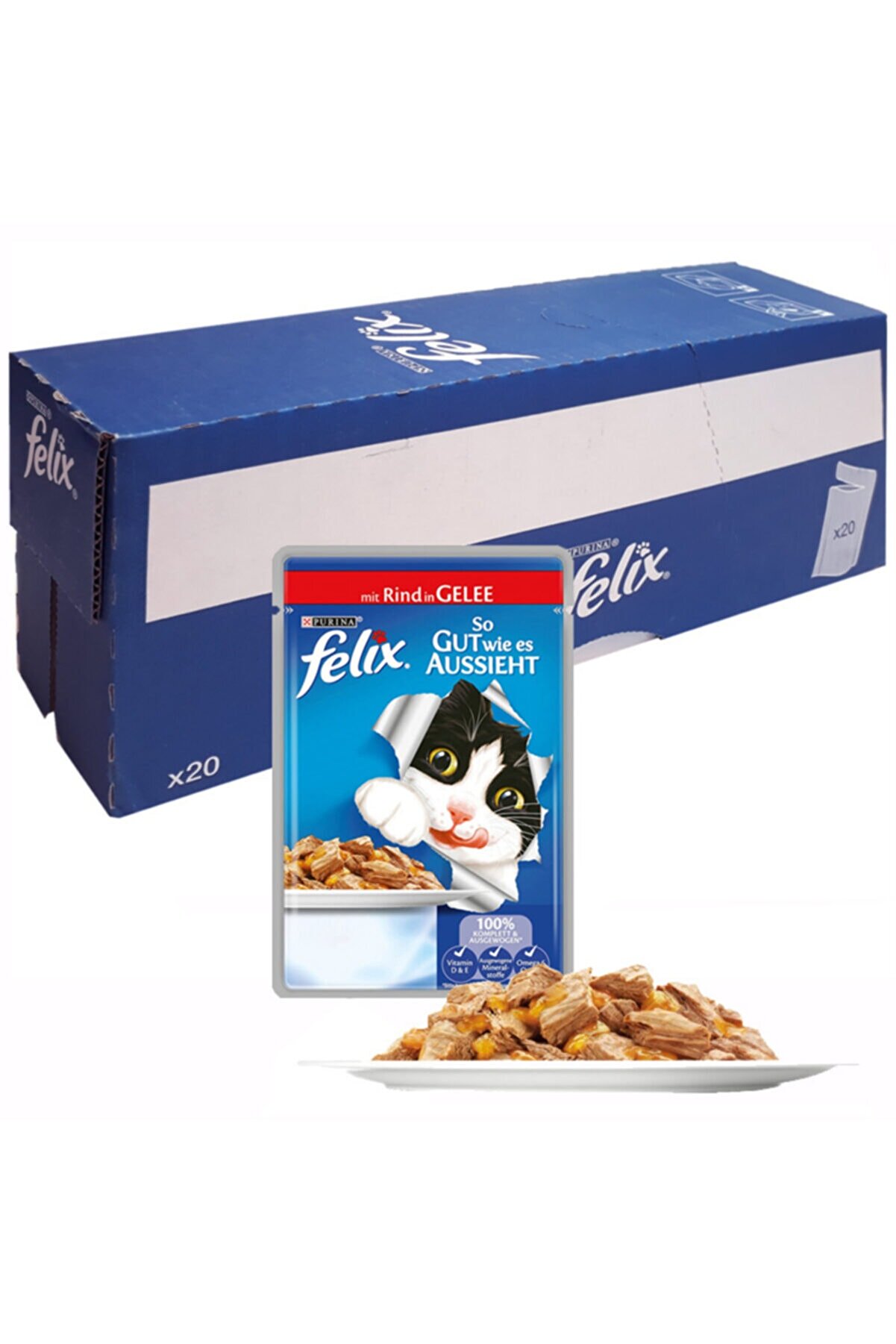 Felix Pouch Mama Çeşitleri 100 Gr x 20 Adet 