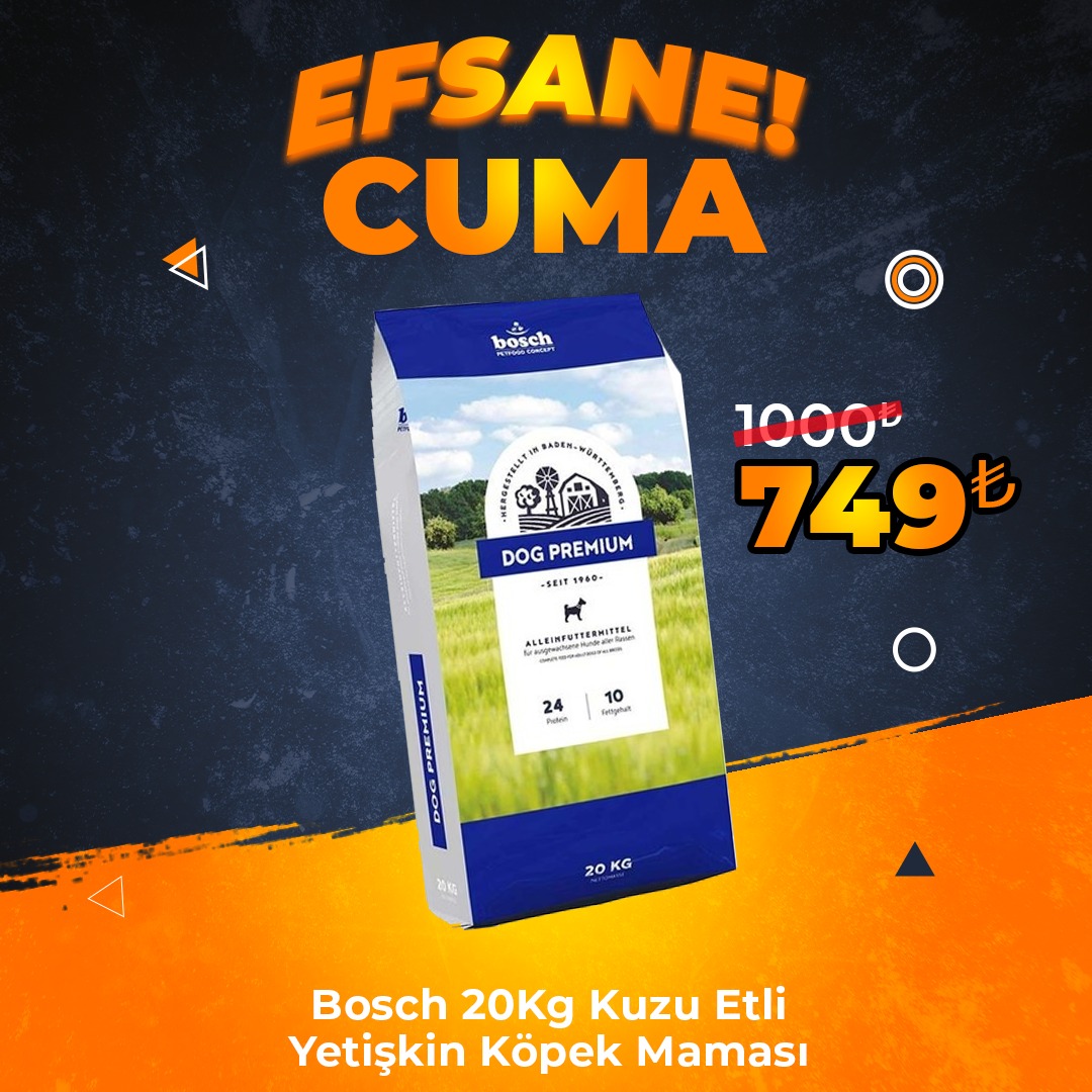 Bosch Dog Premium Et Ve Balıklı Köpek Maması 20 Kg