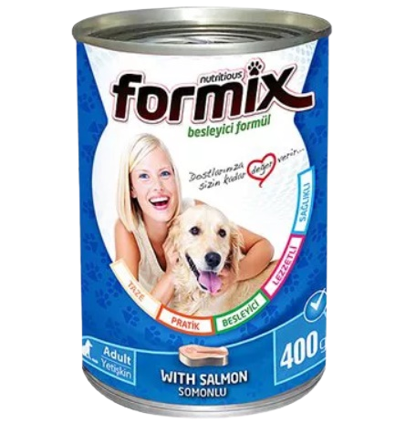 Formix Somonlu Parça Etli Yetişkin Köpek Konservesi 400gr