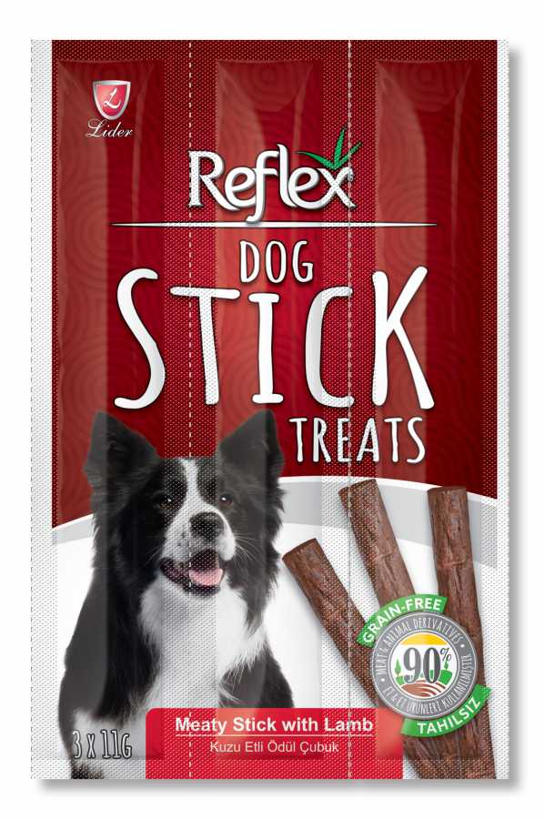 Reflex Köpekler İçin  Kuzulu  Çubuk 3X11 gr