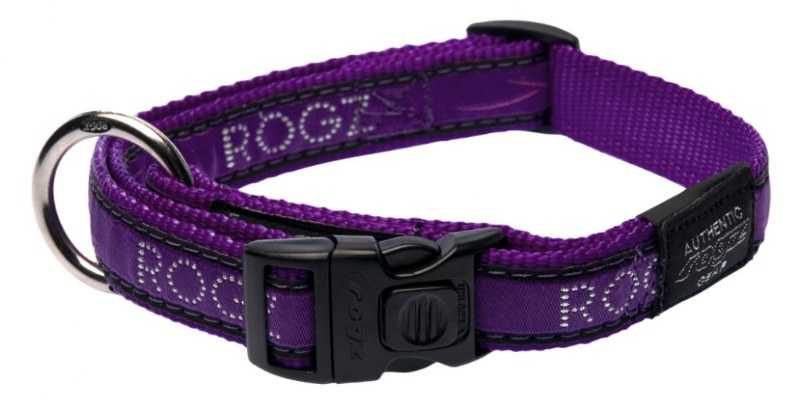 Rogz Köpek Boyun Tasması Mor Large 20 mm 34-56 cm