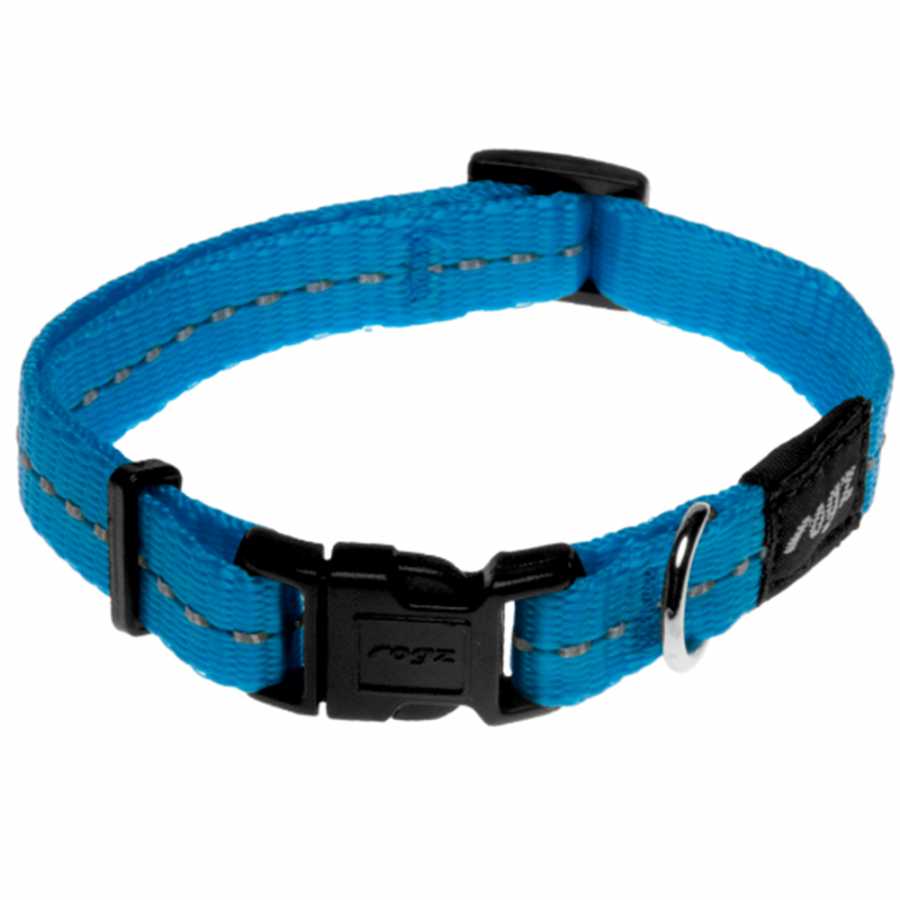 Rogz Köpek Boyun Tasması Turkuaz Xlarge 25 mm 43-70 cm