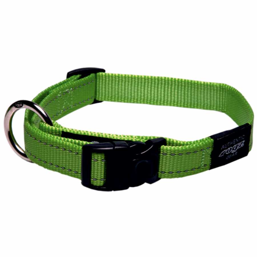 Rogz Köpek Boyun Tasması Yeşil Xlarge 25 mm 43-70 cm
