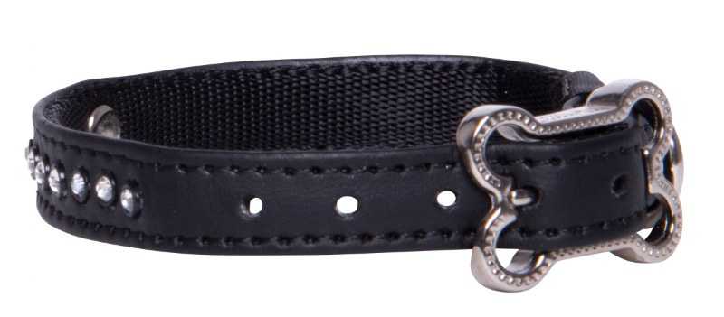 Rogz Köpek Boyun Tasması Taşlı Siyah Xsmall 11 mm 17-23 cm