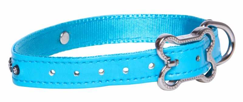 Rogz Köpek Boyun Tasması Taşlı Mavi Small 13 mm 22-29 cm