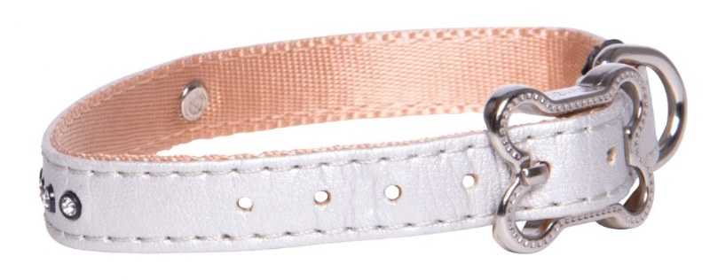 Rogz Köpek Boyun Tasması Taşlı Gri Small 13 mm 22-29 cm