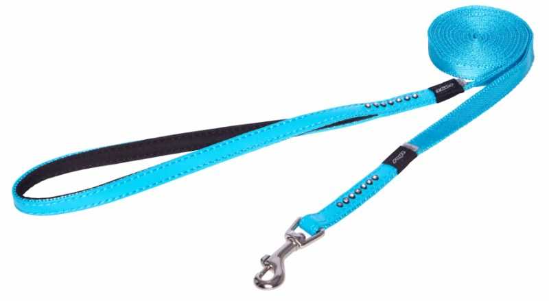 Rogz Köpek Uzatma Taşlı Mavi Xsmall 11 mm 180 cm