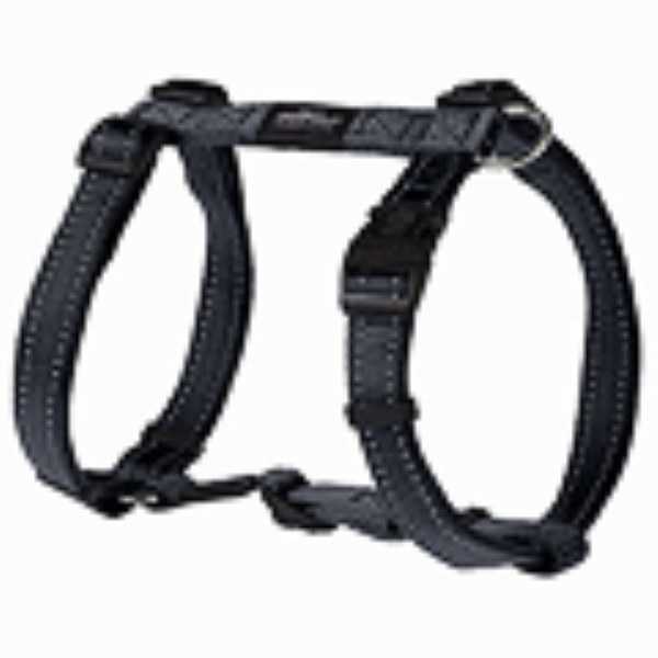 Rogz Köpek Göğüs Tasması Siyah Large 20 mm 53-76 cm