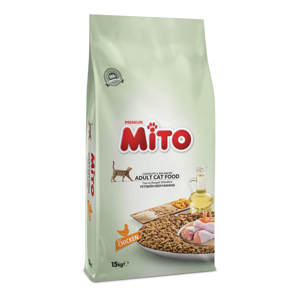 Mito 1 Kg Tavuklu Yetişkin Kedi Maması