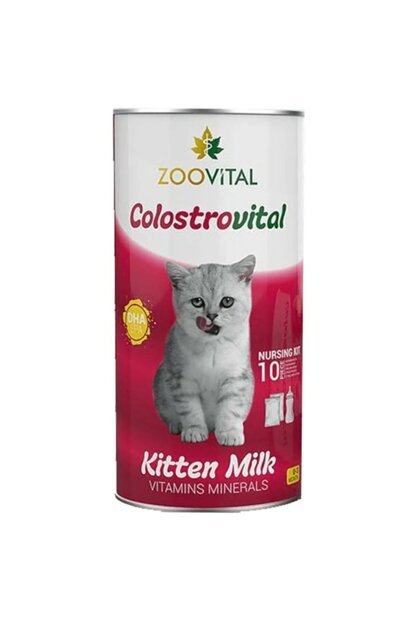 Zoo Vital Kitten Milk Kedi Süt Tozu Kiti (2x100 Gr+Biberon Seti)