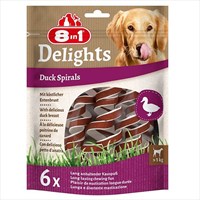 8in1 Delights Duck Spirals Ã–rdekli Burgu KÃ¶pek Ã–dÃ¼lÃ¼ 6 LÄ±