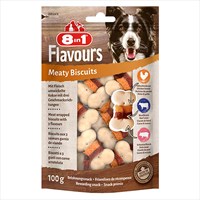 8in1 Flavours Meaty Biscuits KÄ±tÄ±r KÃ¶pek Ã–dÃ¼lÃ¼ 100 Gr