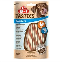 8in1 Tasties Twisters Tavuklu ve BalÄ±klÄ± Burgu KÃ¶pek Ã–dÃ¼lÃ¼ 85 Gr