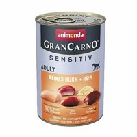 Animonda GranCarno Sensitive Tavuklu ve Pirinçli Yetişkin Köpek Konservesi 400 Gr