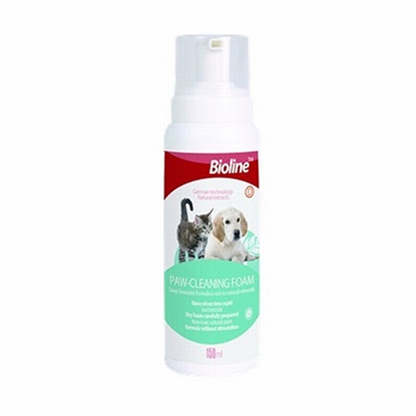 Bioline Kedi ve Köpek Pati Temizleme Köpüğü 150 Ml