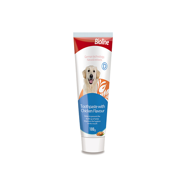 Bioline Tavuk Aromalı Köpek Diş Macunu 100 Gr