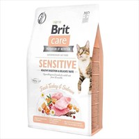 Brit Care Sensitive Hypoallergenic Hindili ve Somonlu TahÄ±lsÄ±z YetiÅŸkin Kedi MamasÄ± 7 Kg