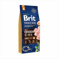 Brit Premium By Nature Adult Orta Irk Tavuklu YetiÅŸkin KÃ¶pek MamasÄ± 15 Kg