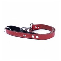 Doggie Konfor Klasik Deri KÃ¶pek Gezdirme TasmasÄ± KÄ±rmÄ±zÄ± 2,5x120 Cm