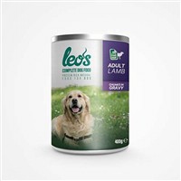Leos Kuzu Parça Etli Soslu Yetişkin Köpek Konservesi 400 Gr
