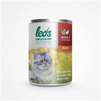 Leos Tavuk Etli Pate Yetişkin Kedi Konservesi 24 Adet 400 Gr