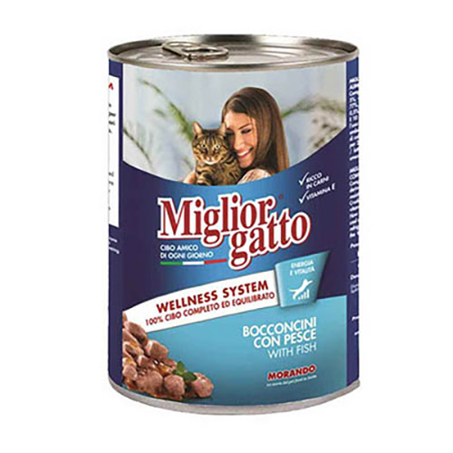 Miglior Gatto Balıklı Yetişkin Kedi Konservesi 6 Adet 405 Gr