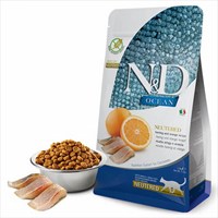 N&D Ocean Ringa BalÄ±klÄ± PortakallÄ± TahÄ±lsÄ±z KÄ±sÄ±rlaÅŸtÄ±rÄ±lmÄ±ÅŸ Kedi MamasÄ± 1,5 Kg