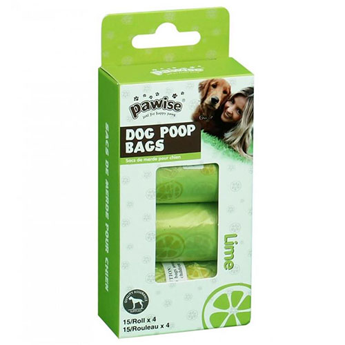 Pawise Limon Kokulu Köpek Dışkı Poşeti 4 Rulo 15
