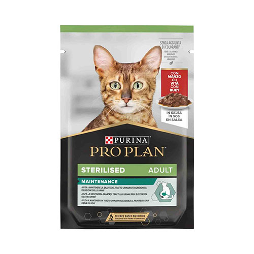 Pro Plan Sterilised Pouch Sığır Etli Kısırlaştırılmış Kedi Konservesi 85 Gr